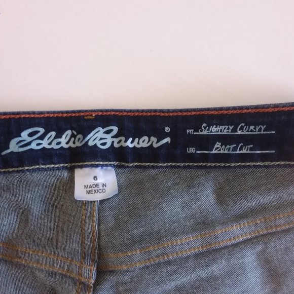 Eddie Bauer slightly curvy boot cut jeans - Picture 6 of 6